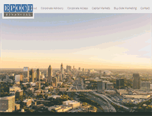 Tablet Screenshot of epochfinancial.com
